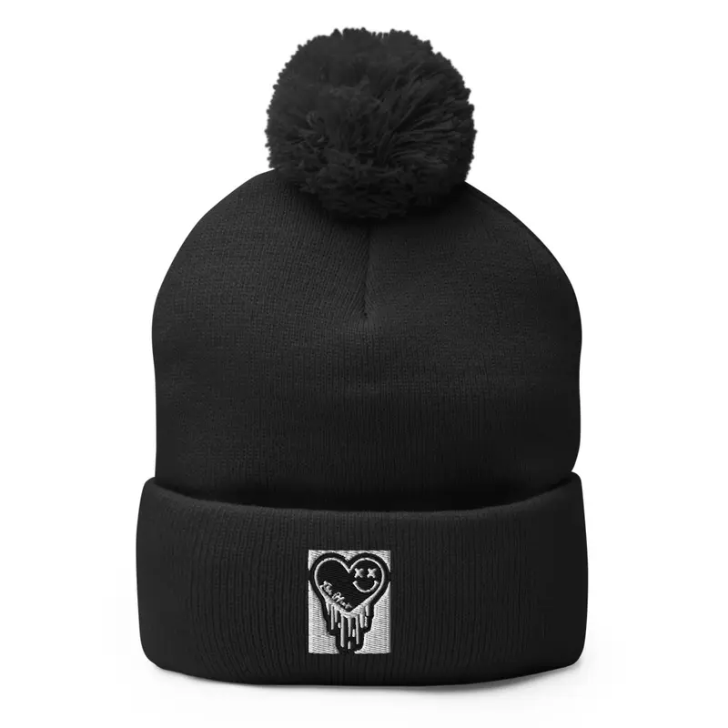 Fluid heart beanie