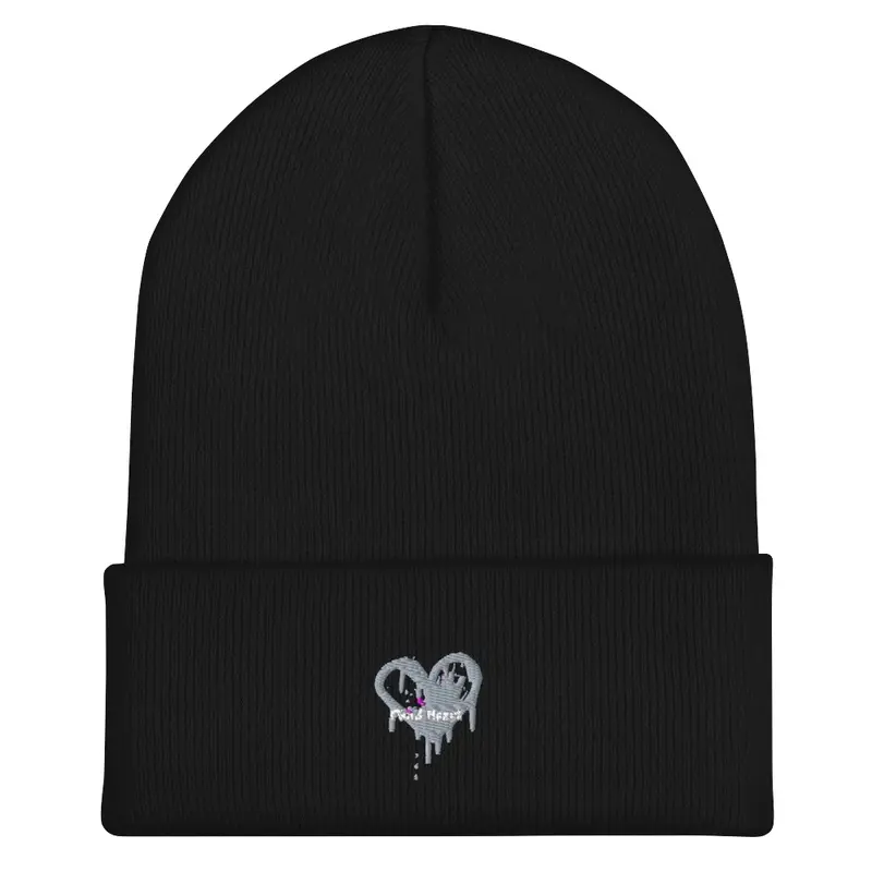 Fluid heart beanie 